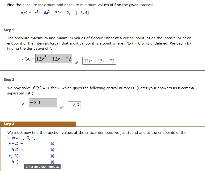 How Do I Find The Absolute Maximum And Minimum Of A Function Socratic