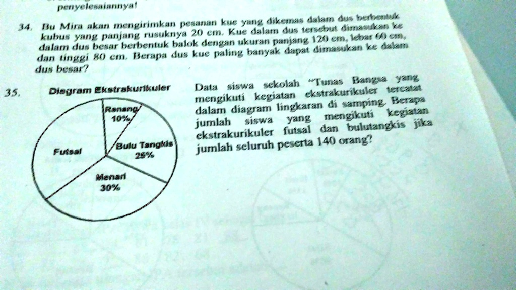 SOLVED: Data siswa sekolah "Tunas Bangsa" yang mengikuti kegiatan