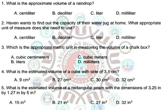 solved-what-is-the-approximate-volume-of-a-raindrop-centiliter