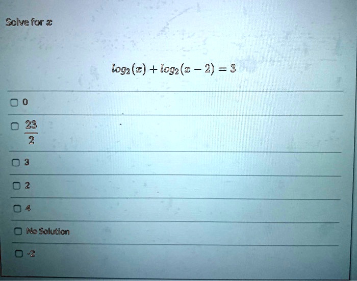 solve for log2 c log2 z 2 3 3 03 0 2 nc solution 20878