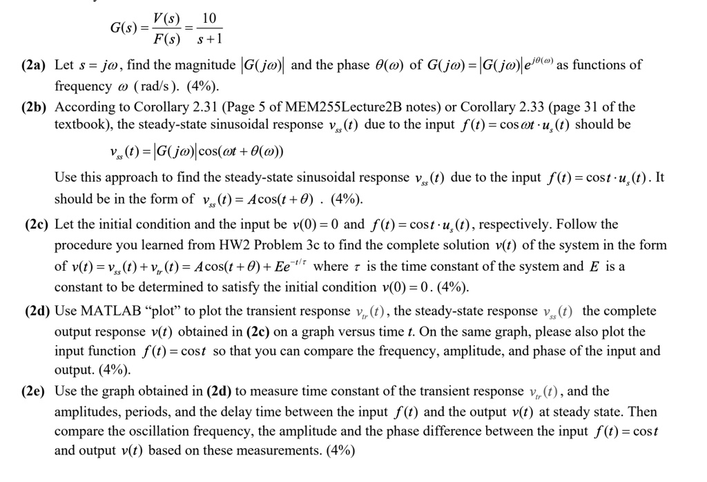 SOLVED: Please plot for part 2D:vss= 10cos(t)vtr= -10e^(-t/1)complete ...