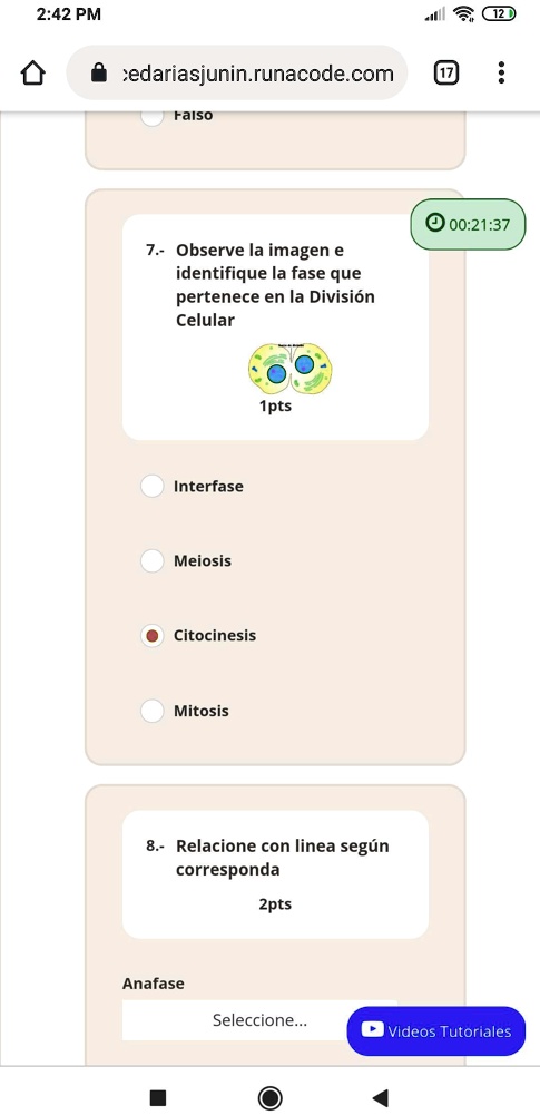 SOLVED: Ayúdenme Es para un examen cuál es, porfabor 2:42 PM ...