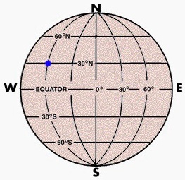 SOLVED: 'PLEASE HELP! The location of the dot is . Latitude/Longitude ...