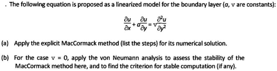 SOLVED:The following equation is proposed as a linearized model for the ...