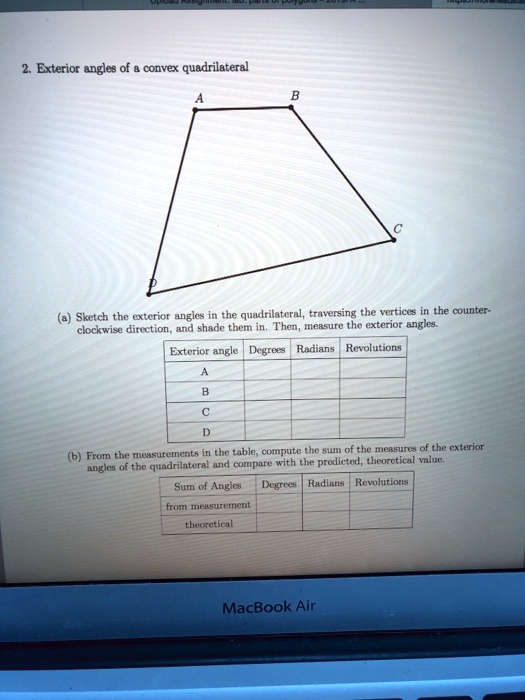 the sum of the exterior angles of a convex quadrilateral is