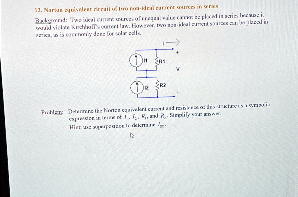 solved-norton-equivalent-circuit-of-two-non-ideal-current-sources-in