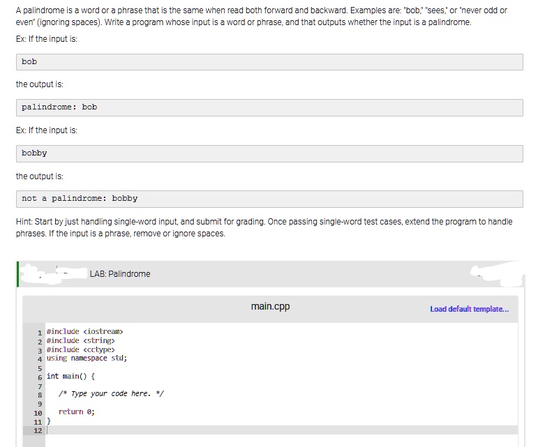 SOLVED: USING C++ AND please pay attention to the output being in the ...