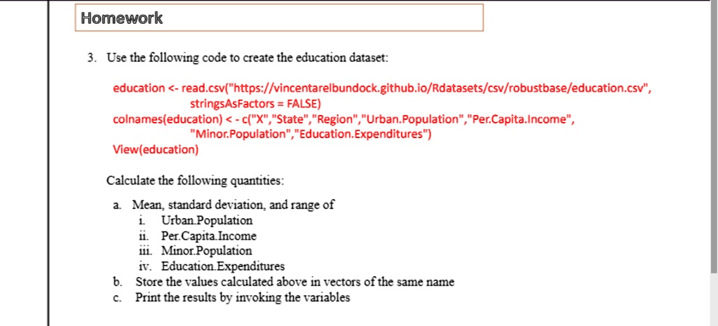 change-hi edu | 4. creating visualizations with code... homework use the following code to create the education dataset ...