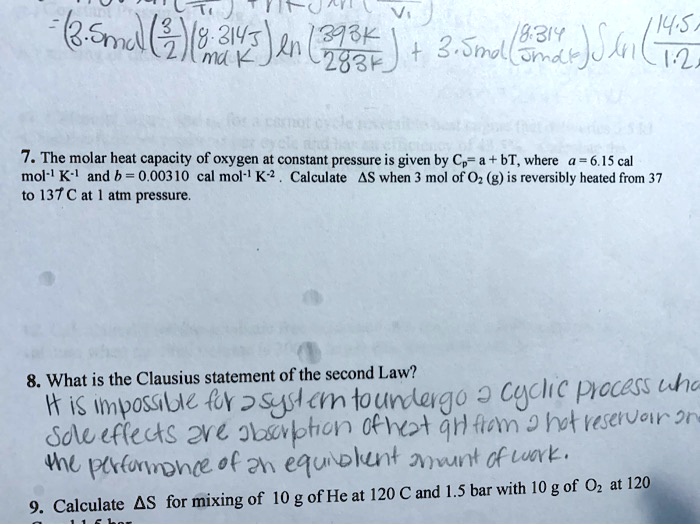 SOLVED TFU ksml()6 2143 3,Smol/8314 14S m Rn (233F najAC 12 7. The