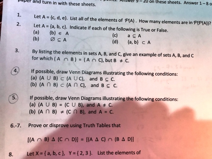 SOLVED Question 4a and b please and turn in with these sheets