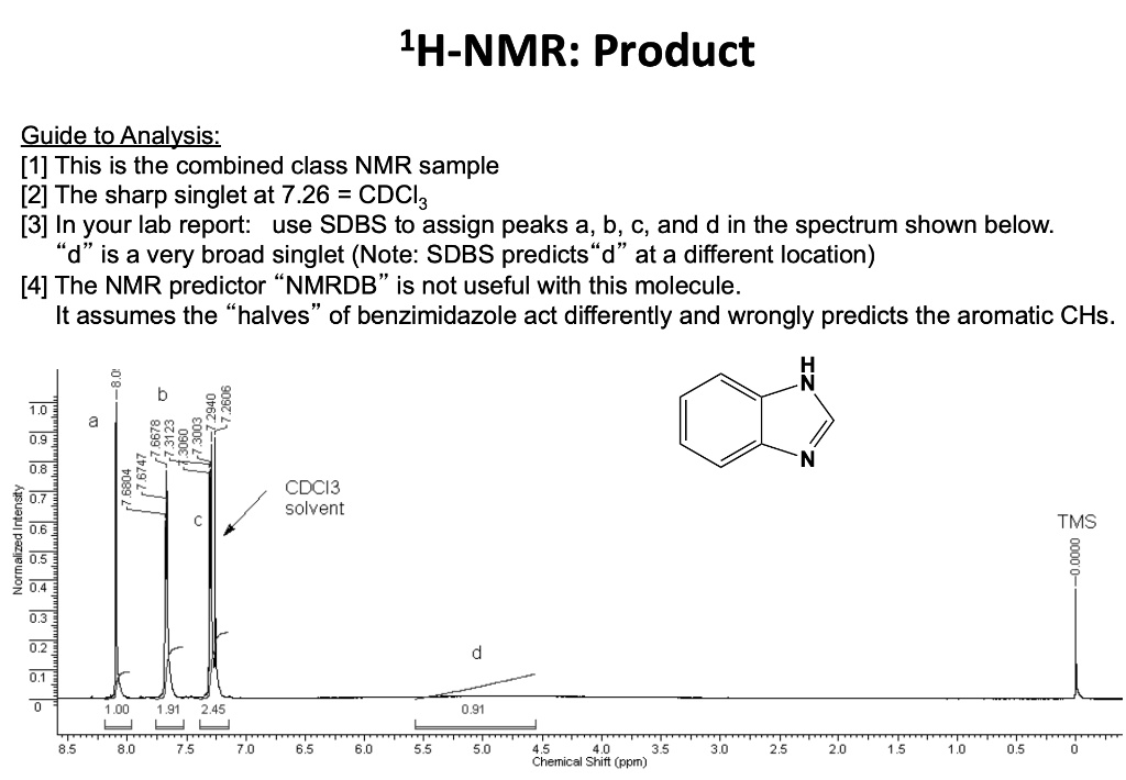 1h nmr product guideto analysis 1 this is the combined class nmr sample ...