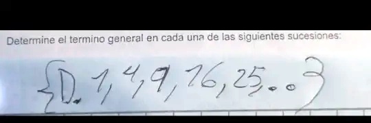 SOLVED: Determine El TÃ©rmino General En Cada Una De Las Siguientes ...