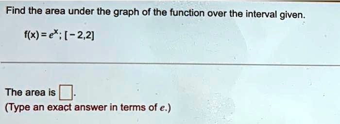 VIDEO solution: 4.3 # 4 Find the area under the graph of the function ...