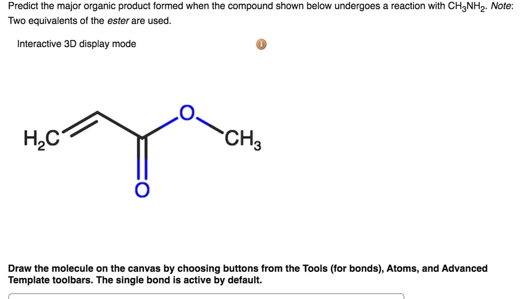 SOLVED: Predict the major organic product formed when the compound ...