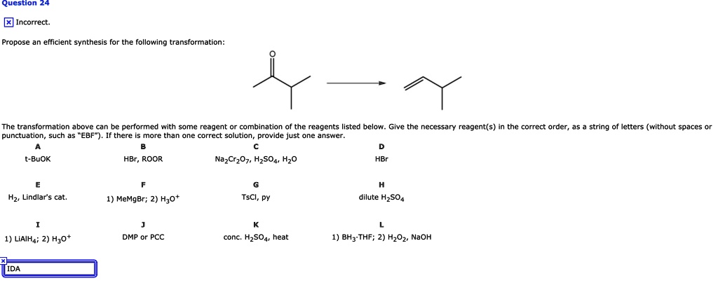 SOLVED: Propose an efficient synthesis for the following transformation ...