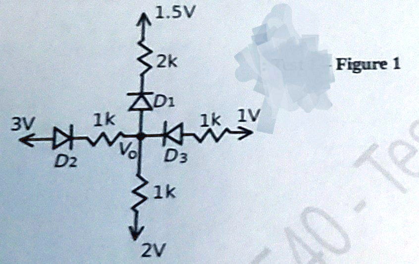 SOLVED: Assume D1 and D2 are ON, and D3 is OFF. Use the ideal diode ...