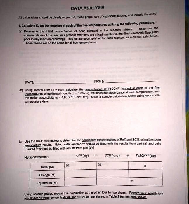 SOLVED: DATA ANALYSIS orpunzed, make proper use 'of signficant fgures ...