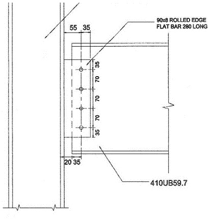 SOLVED: 410UB 59.7 (Grade 300 Plus) Primary steel beam, as shown in the ...