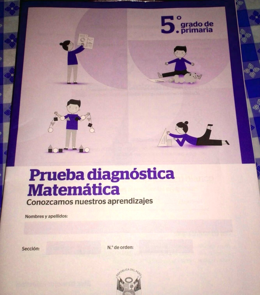 SOLVED: Prueba Diagnóstica Matemática Del Grado 5 De Primaria Prueba ...