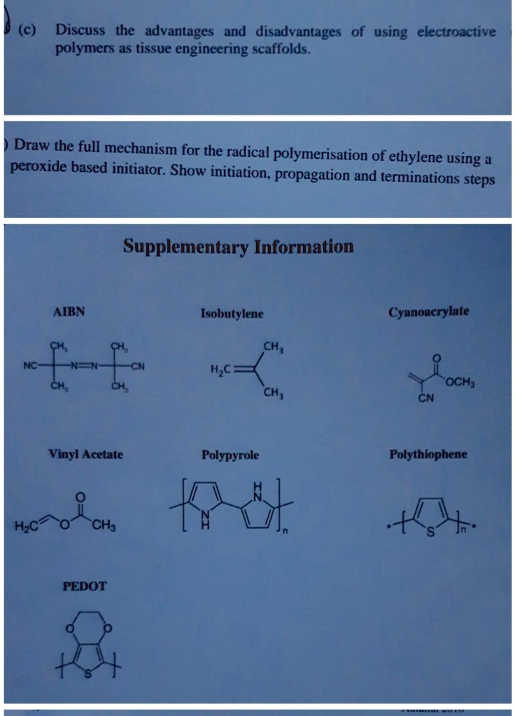 SOLVED (c) Discuss the advantages and disadvantages of using