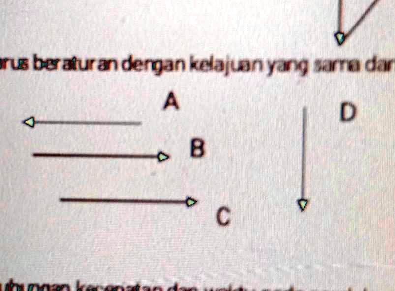 SOLVED: Benda A,b,c Dan D Bergerak Lurus Beraturan Dengan Kelajuan Yang ...