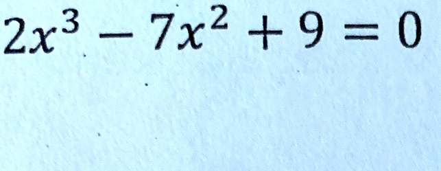 3x 9 x 4x 2 7 )= 0