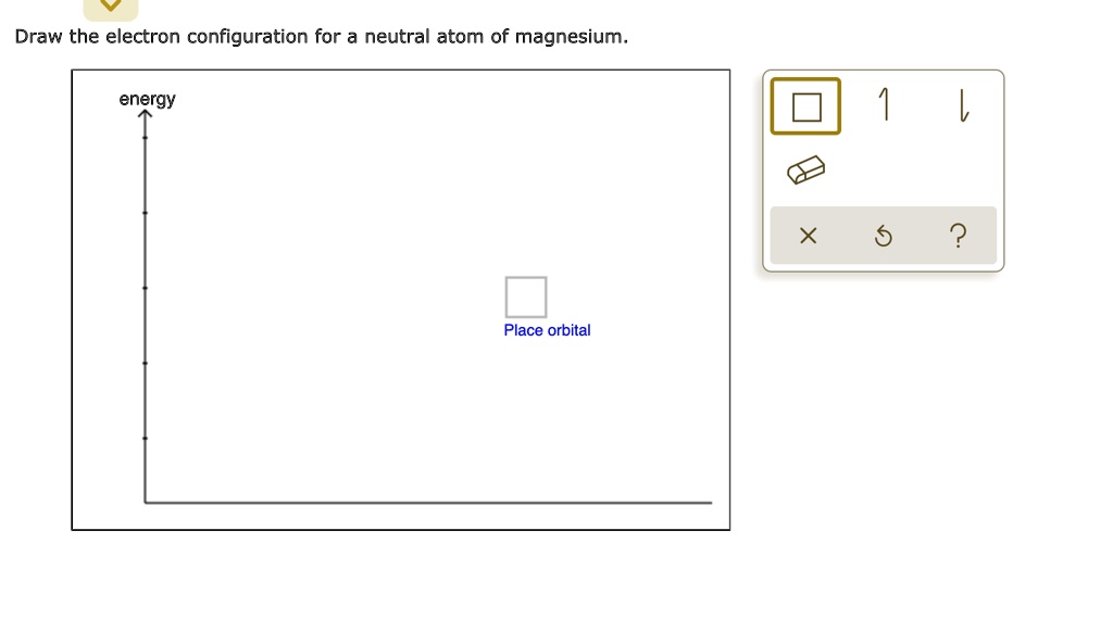 SOLVED Draw the electron configuration for a neutral atom of magnesium