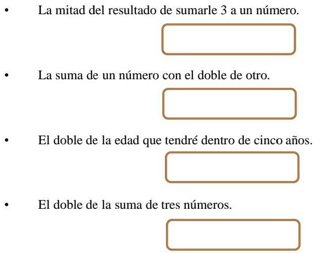 SOLVED: doy corona gjbskgtvbbljb La mitad del resultado de sumarle 3 a