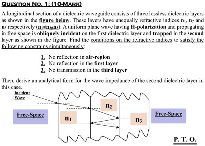 QUESTION NO. 1: (10-MARK) A longitudinal section of a...