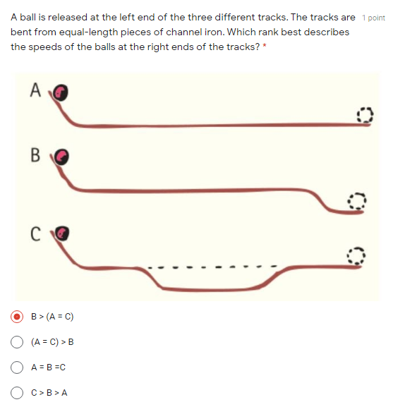 B>
A=B=C
C>B>A