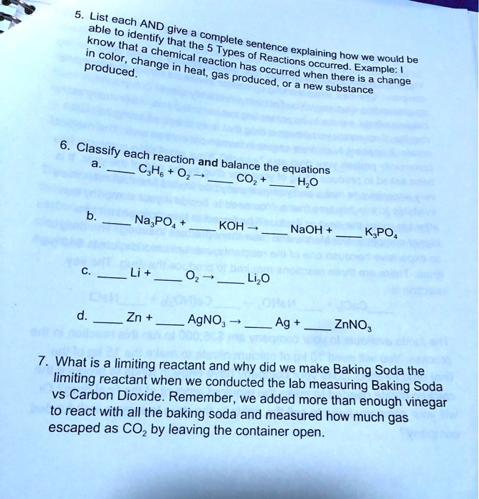 SOLVED List each able to AND identify give a know complele that a