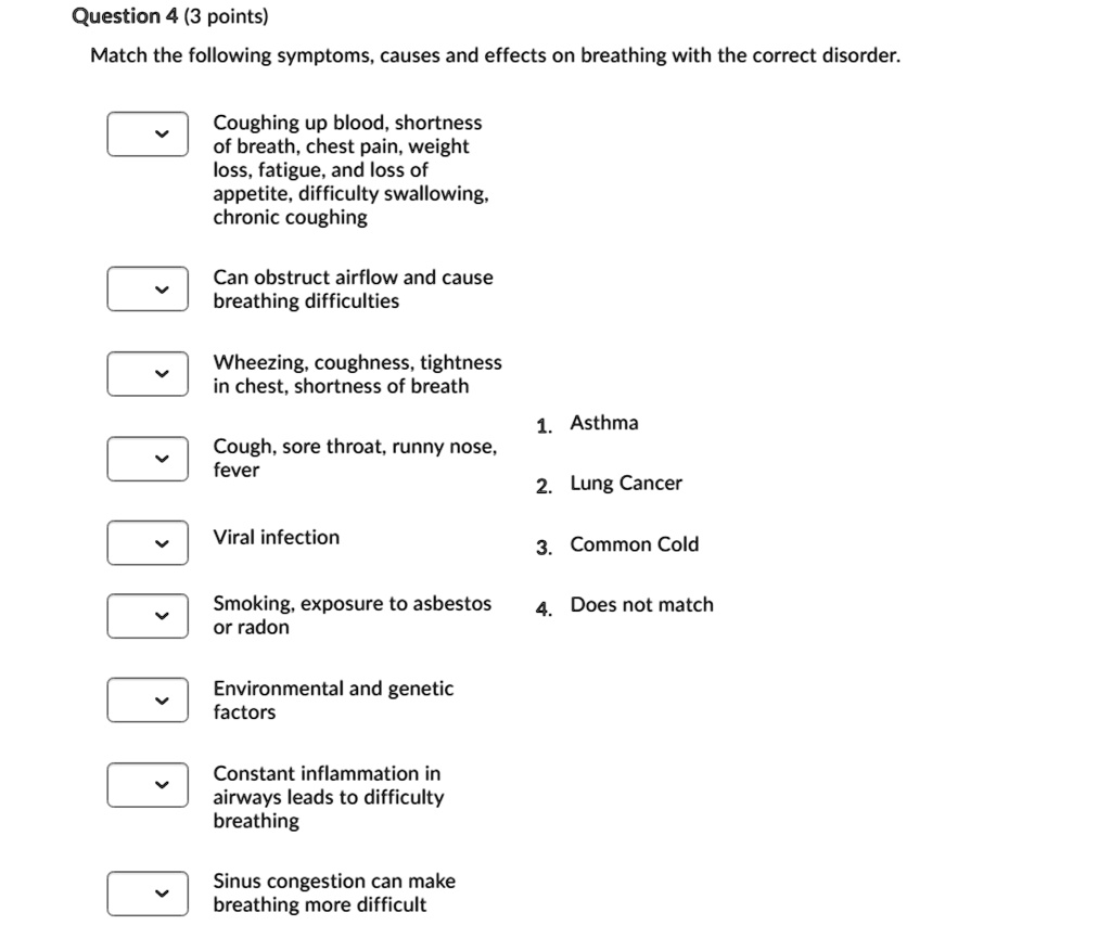 Solved: 'science, Technology And Society Question 4 (3 Points) Match 