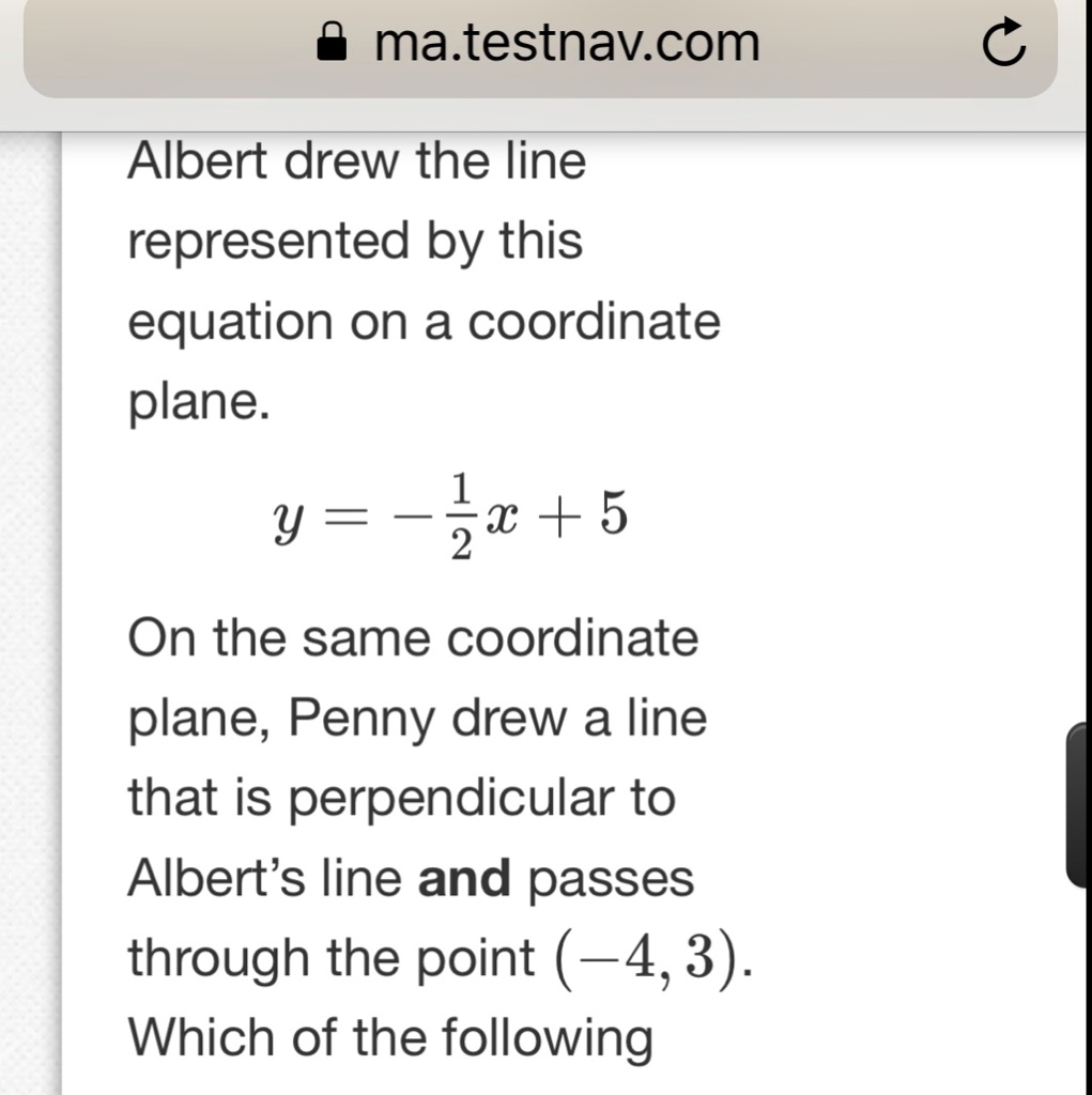 SOLVED What would be the answer? Albert drew the line