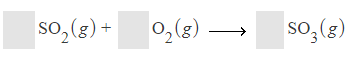 SOLVED: SO2(g)+O2(g) SO3(g)