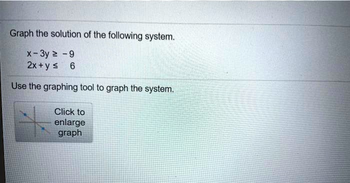 Graph The Solution Of The Following System X 3y 2 2x Itprospt