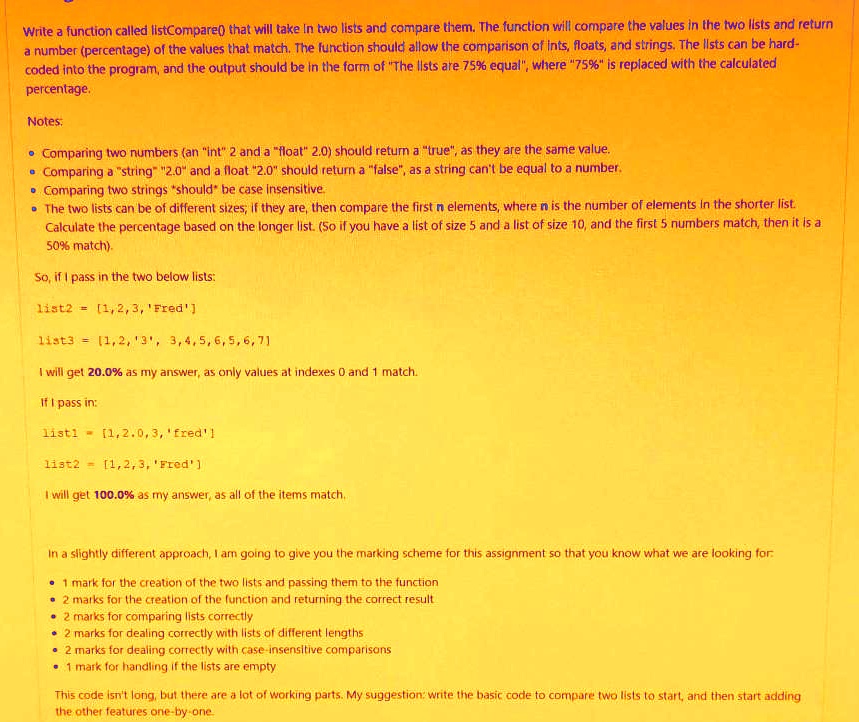 solved-write-a-function-called-listcompare-that-will-take-in-two-lists