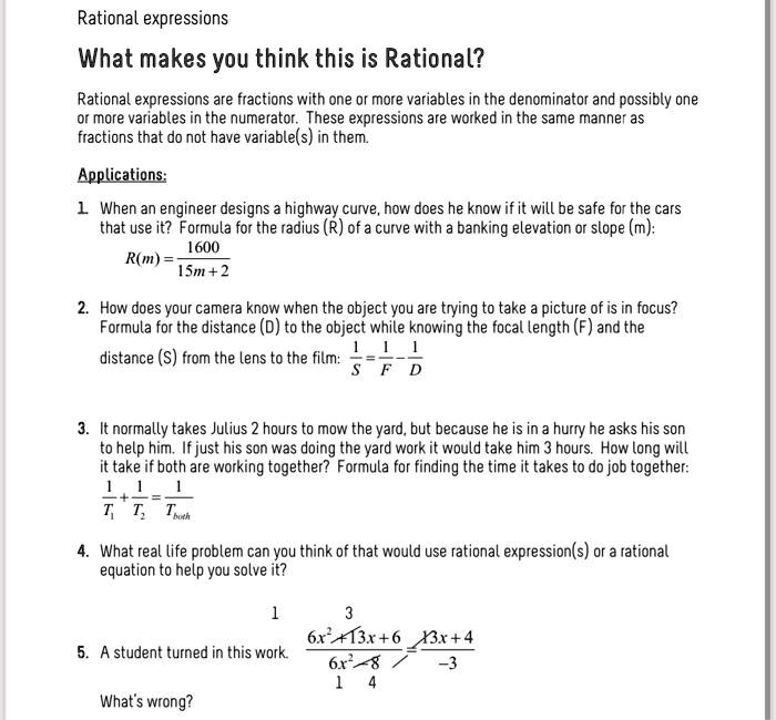 texts rational expressions what makes you think this is rational