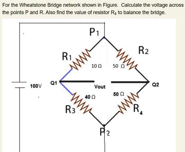 SOLVED Please solve quickly PROCESS INSTRUMENTATION AND CONTROL For the Wheatstone Bridge