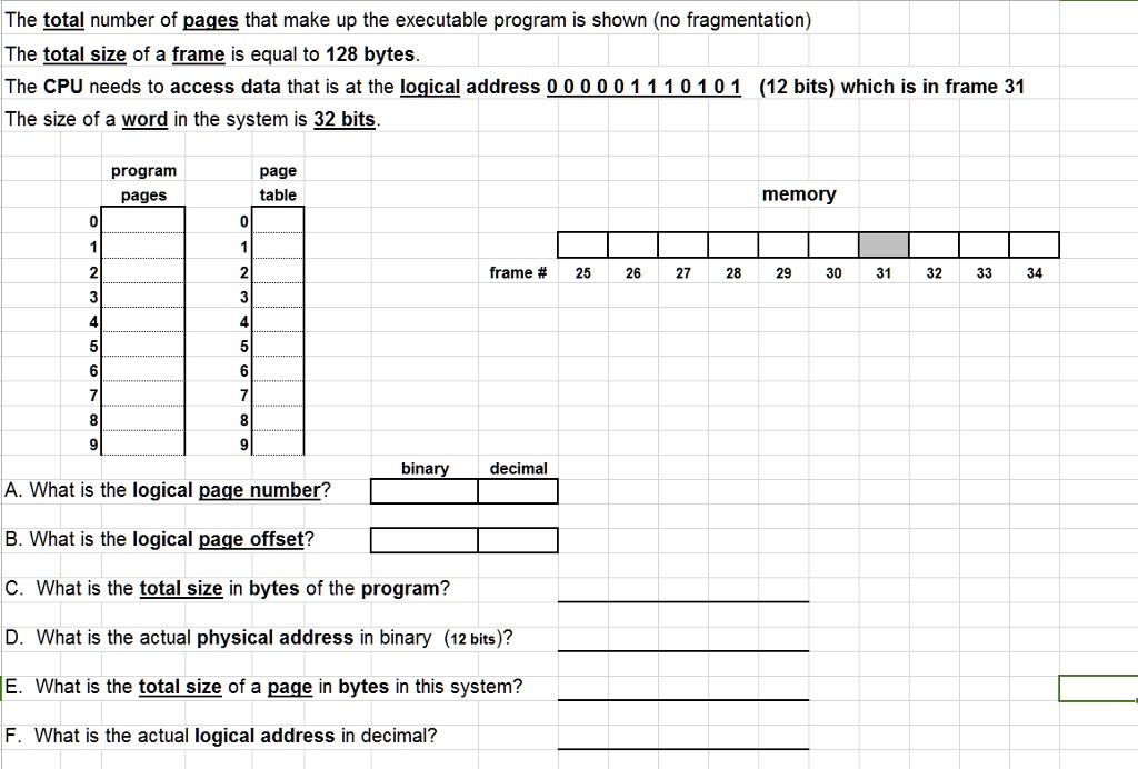 solved which of the following executable programs is... SOLVED: The total number of pages that make up the executable program ...