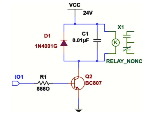 SOLVED: A 24V relaying from a microcontroller can source 10mA and skin ...