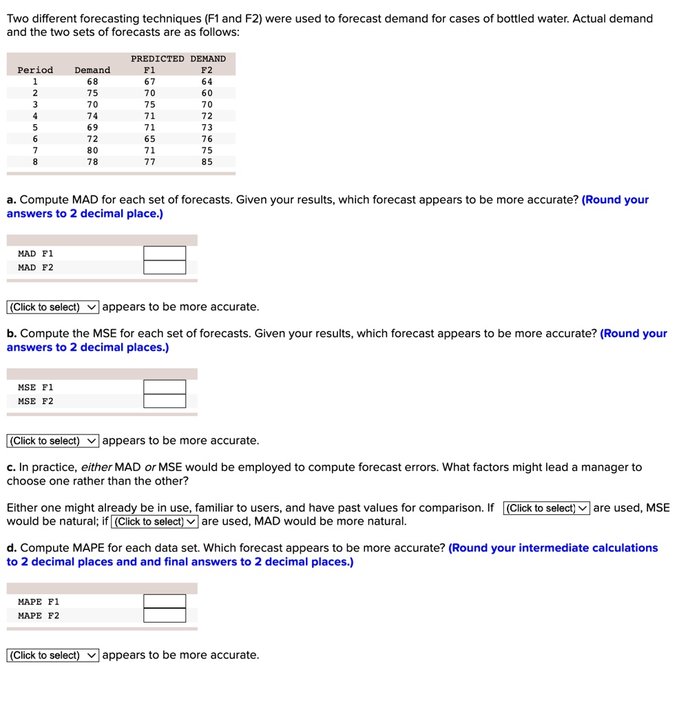 solved-texts-two-different-forecasting-techniques-f1-and-f2-were