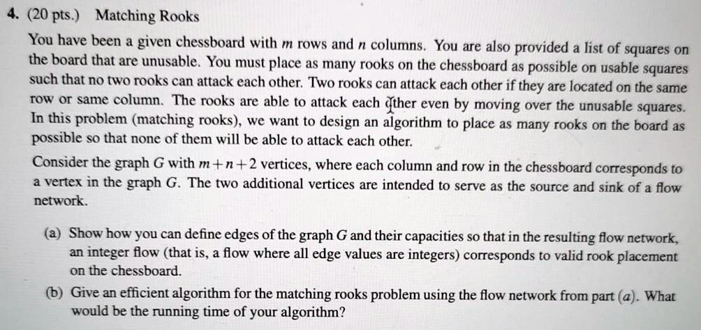 Solved (a) Assume you are given an N * N chessboard with