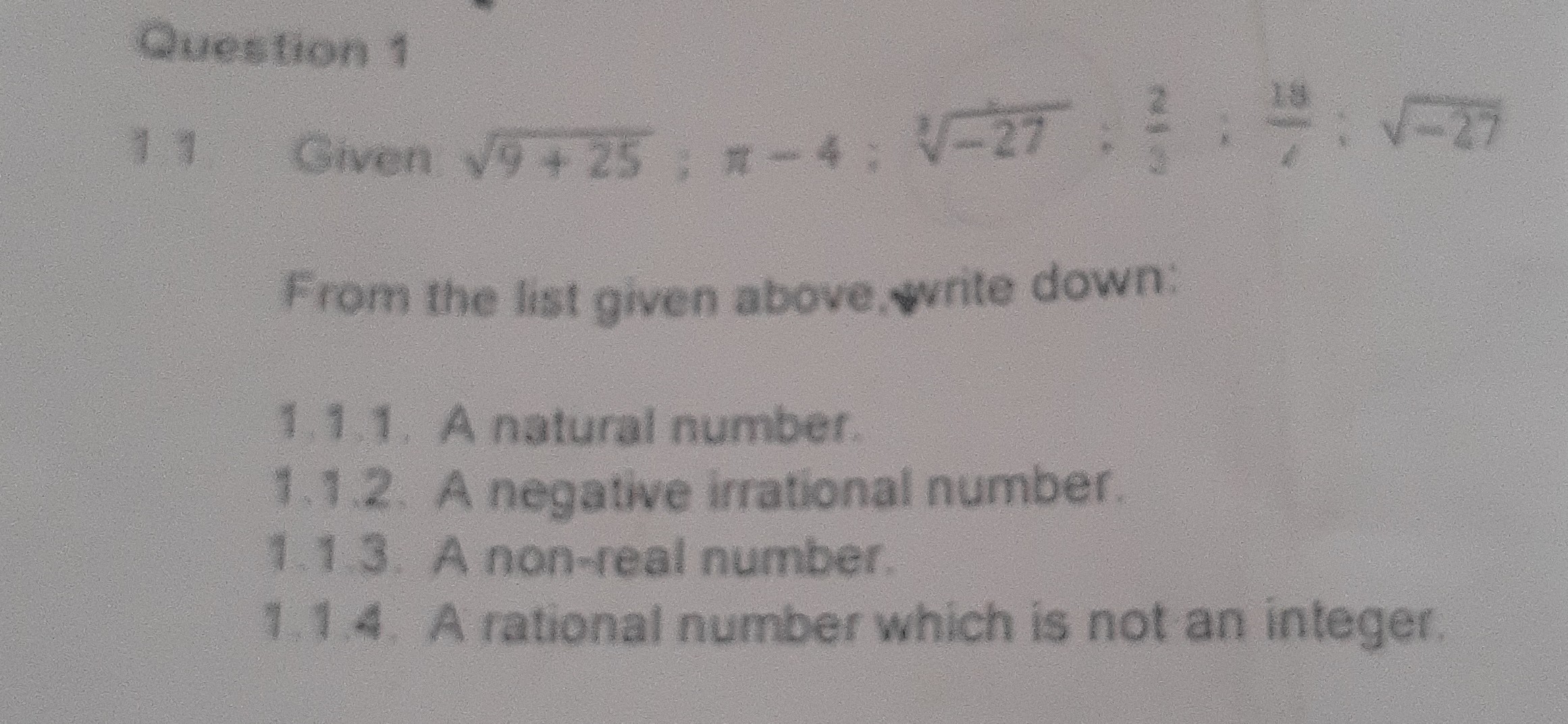 SOLVED Question 1 N 13 Given 9 25 4 27 2 3 15