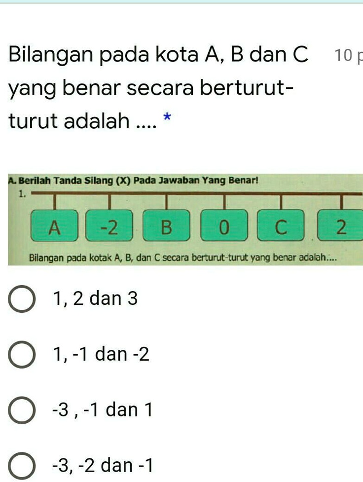 SOLVED: Please Tolong Jawab Yaaa Kak Bilangan Pada Kota A, B Dan C 10 ...