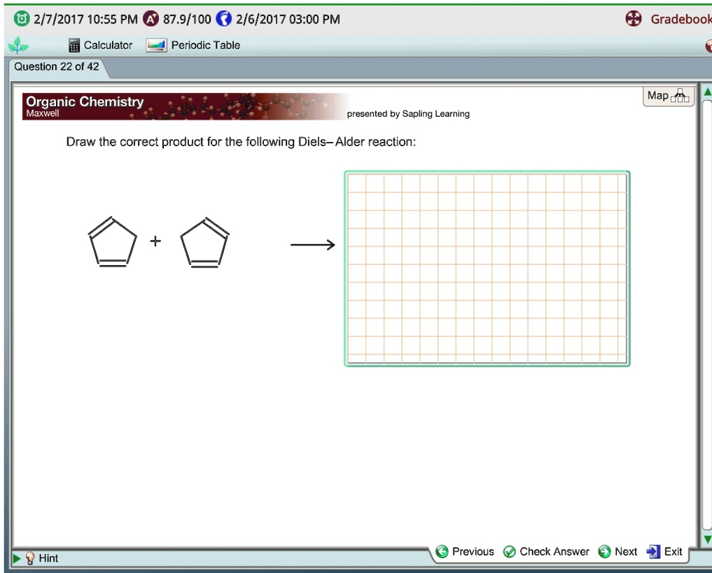 Solved Draw The Correct Product For The Following Diels Alder Reaction 5672