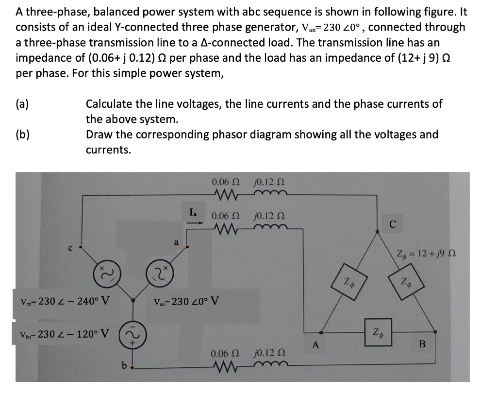 solved-a-three-phase-balanced-power-system-with-abc-sequence-is-shown