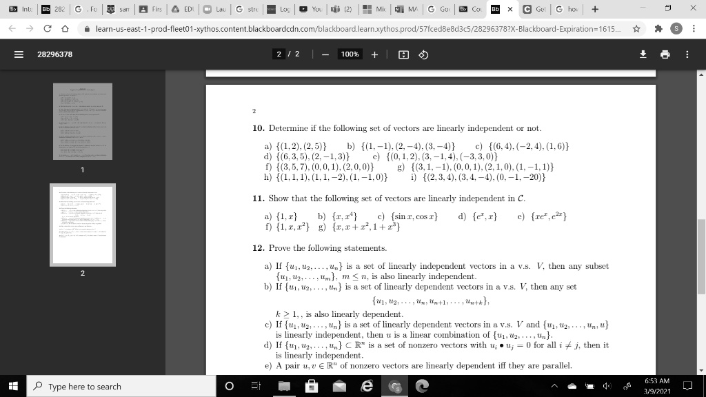 Solved 4 Ld D Lav 0i 2 Learn Us East Prod Fleeto1 Xythos Content Blackboardcdn Com Blackboard Learn Xythos Prod 57fced8e8d3c5 x Blackboard Expiration 1615 2 2 I 100 0 0 1 8 Dctcrmine If The Following Sct Of