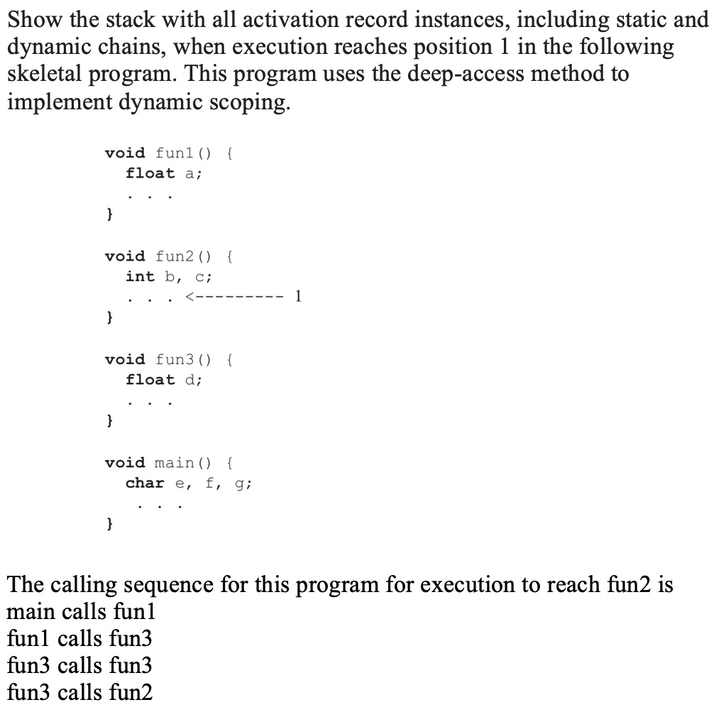 SOLVED: Assume That The Program Of Problem 3 Is Implemented Using The ...