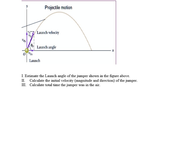 SOLVED: Projectile motion Launch !elocity Launch angle Launch I ...