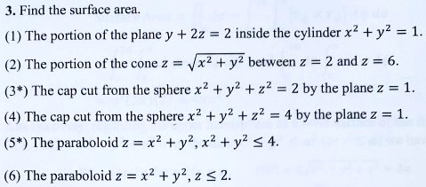 Find The Surface Area T The Portion Of The Plane Y Itprospt